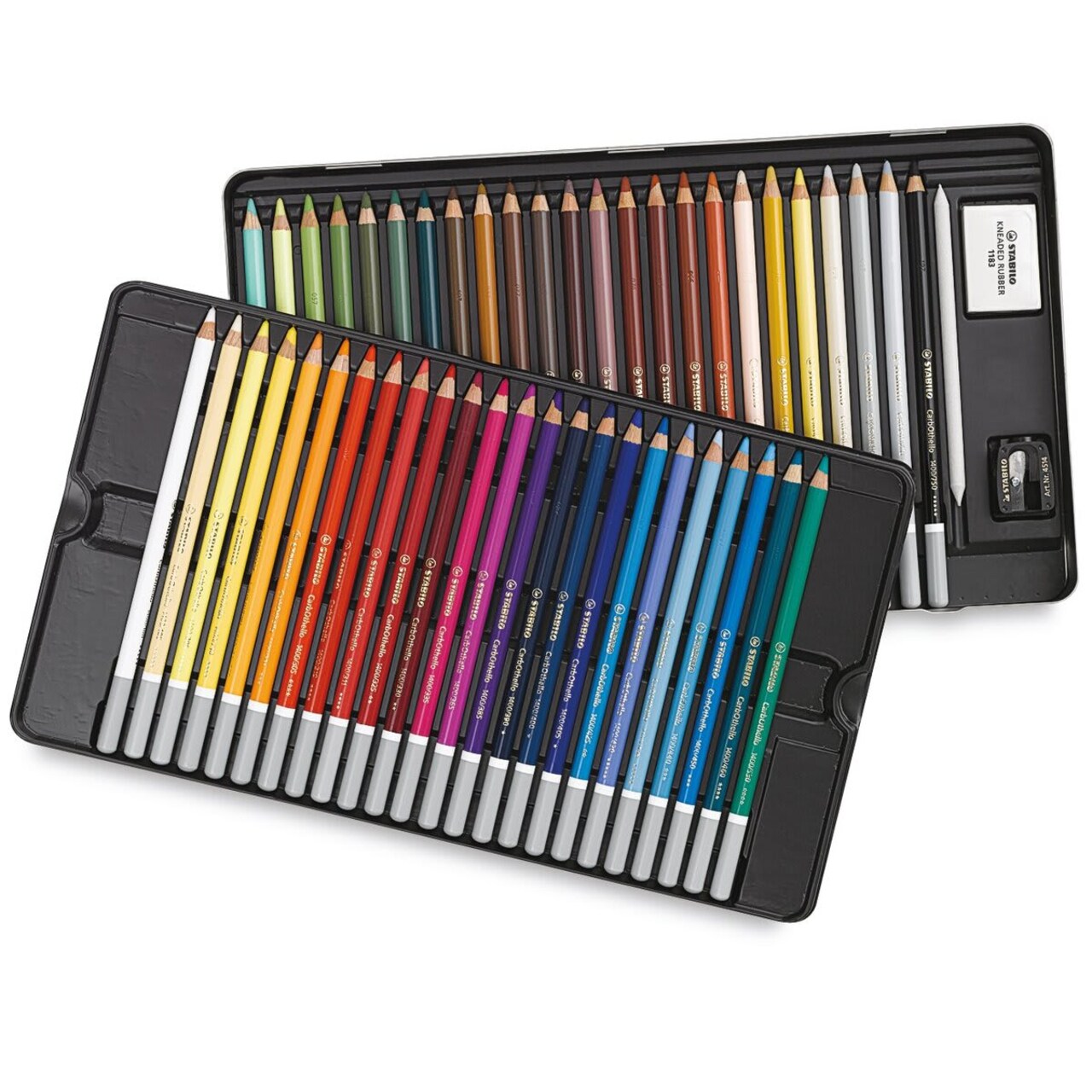 Stabilo CarbOthello Pastel Pencils - Set of 48, Assorted Colors